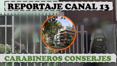 carabineros conserjes reportaje canal 13
