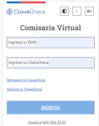 comisaria virtual clave unica