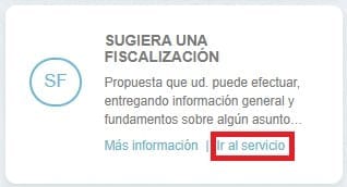 sugerir fiscalizacion contraloria