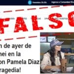 [FALSO] ¡La aparición de ayer de Evelyn Matthei en la entrevista con Pamela Diaz terminó en tragedia!