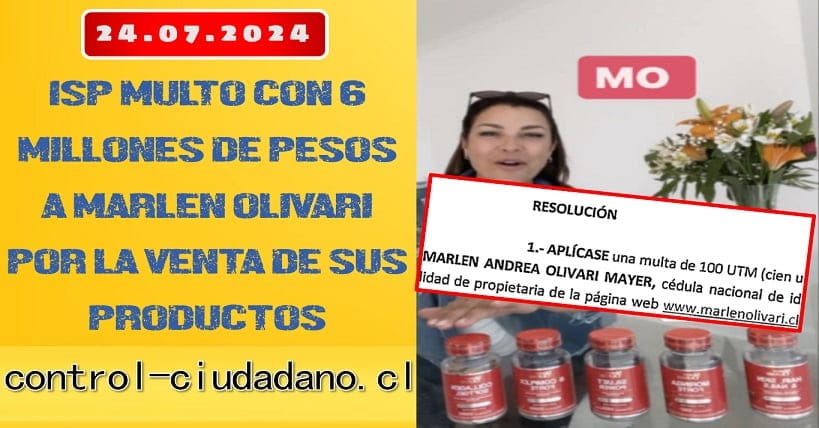 isp multa marlen olivari