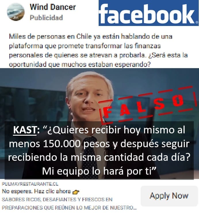 jose antonio kast plataforma immediateV4 intal falso