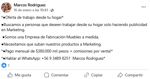marcos rodriguez trabajo muebleria syv