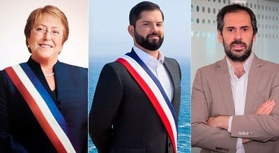 michelle bachelet gabriel boric nicolas grau