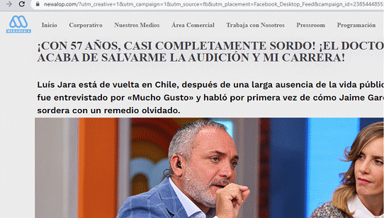newalop.com suplanta identidad de megamedia.cl