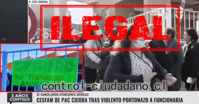 portonazo cesfam pierre dubois paro