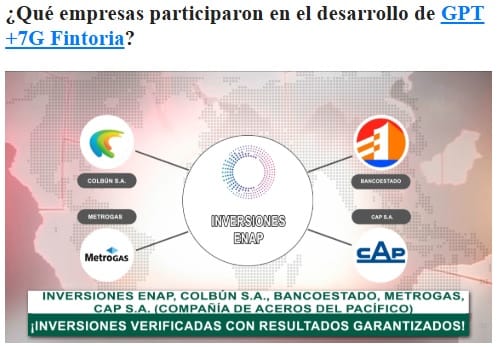 que empresas participaron en el desarrollo del proyecto