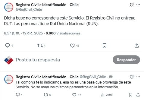 registro civil niega hackeo 2025